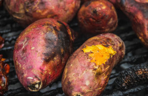 grilled sweet potato